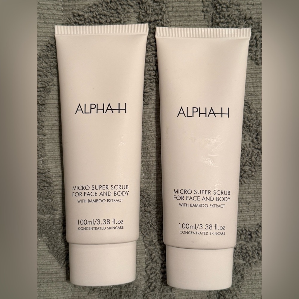NWOB Alpha-H Micro Super Scrub 3.38 oz (2 pack)